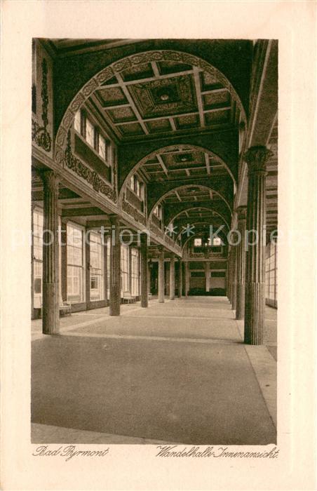 Bad Pyrmont Wandelhalle Innenansicht