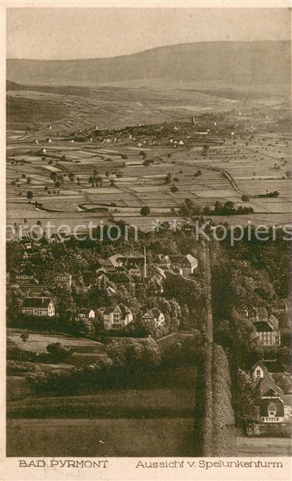 Bad Pyrmont Blick vom Spelunkenturm