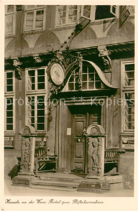 Hameln Weser Portal zum Stiftsherrenhaus