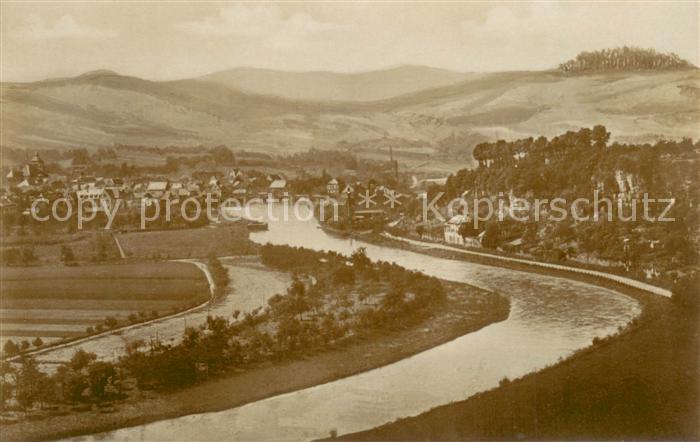 Witzenhausen Panorama Werrapartie