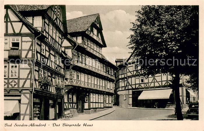 Bad Sooden-Allendorf Das Buergersche Haus