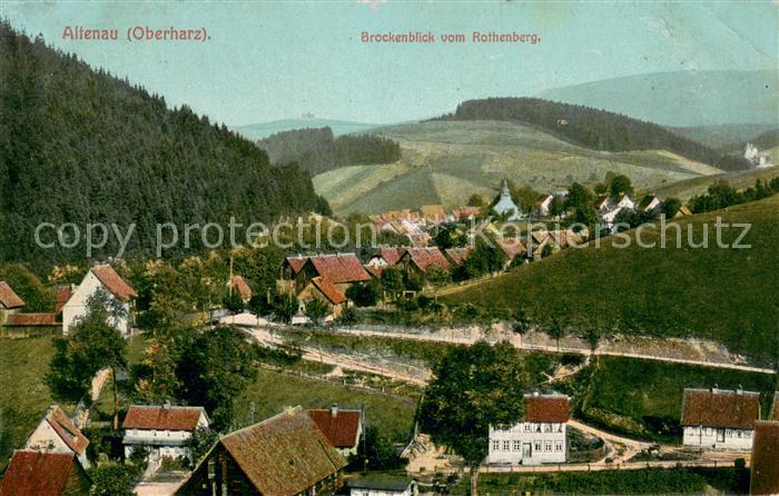 Altenau Harz Brockenblick vom Rothenberg