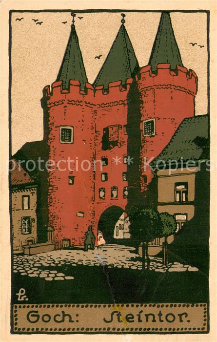 Goch Steintor Kuenstlerkarte