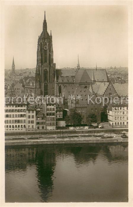 Frankfurt Main Blick zum Dom
