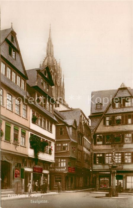 Frankfurt Main Saalgasse