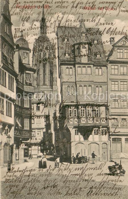 Frankfurt Main Altstadt mit Dom