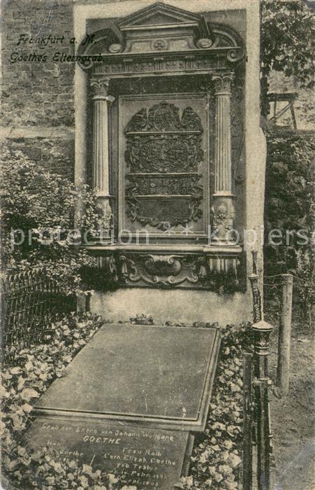 Frankfurt Main Goethes Elterngrab