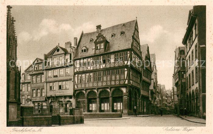 Frankfurt Main Goldene Waage