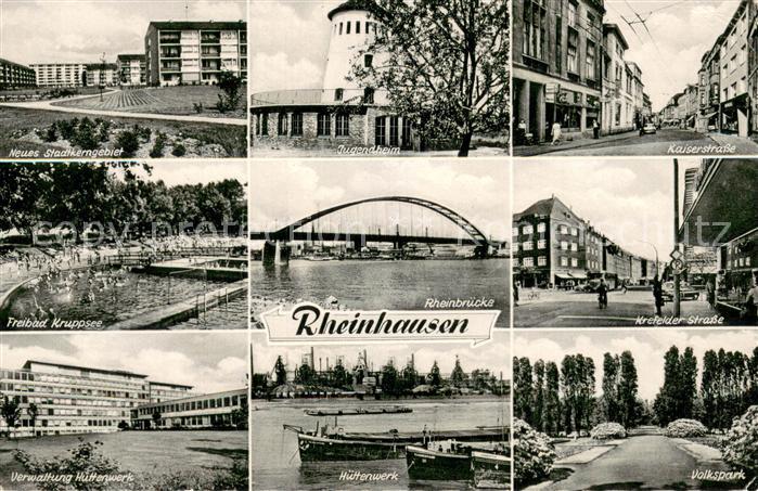 Rheinhausen Duisburg Stadtkerngebiet Jugendheim Kaiserstrasse Freibad Kruppsee R