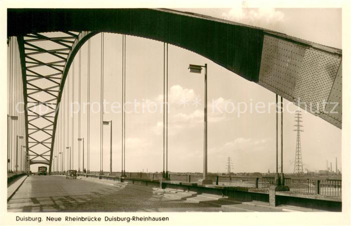 Rheinhausen Duisburg Neue Rheinbruecke