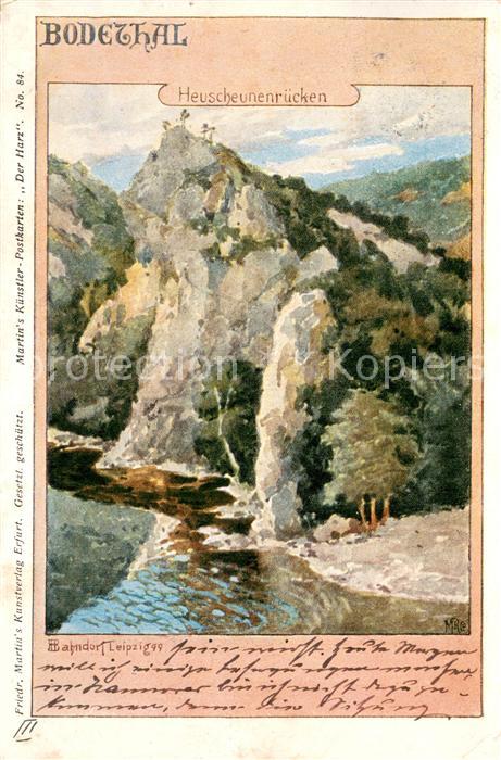 Bodethal Bodetal Harz Heuscheunenruecken