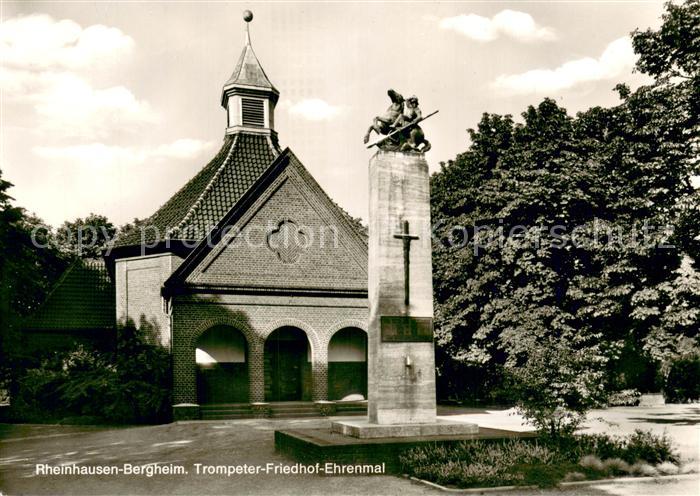 Bergheim Duisburg Trompeter Friedhof Ehrenmal