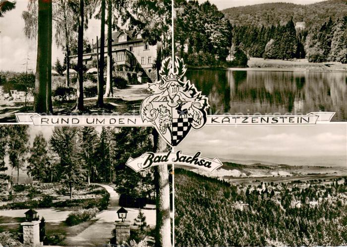 Bad Sachsa Harz Berghotel zum Katzenstein Park See Panorama