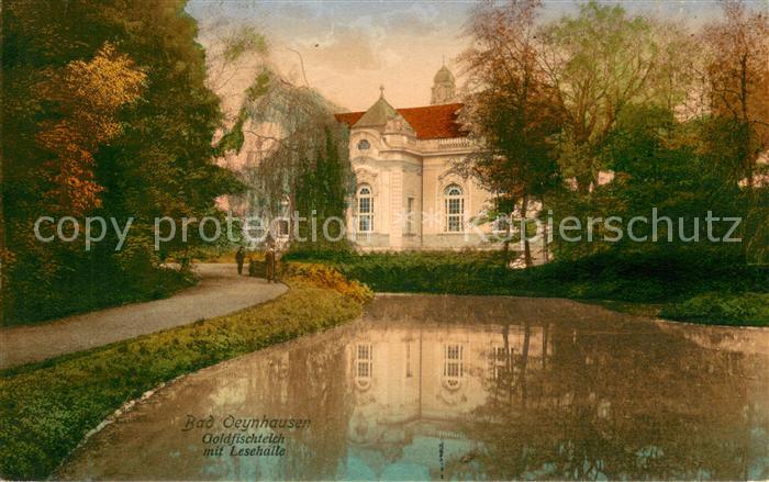 Bad Oeynhausen Goldfischteich Lesehalle