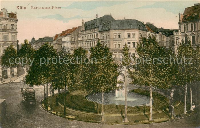Koeln Rhein Barbarossa Platz