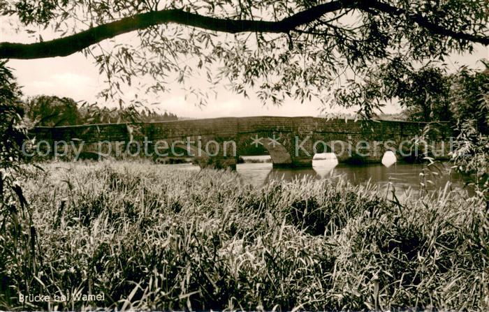 Soest DE NRW Moehnesee Bruecke Talsperre