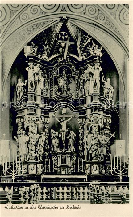Koerbecke Moehnesee Hochaltar in der Pfarrkirche