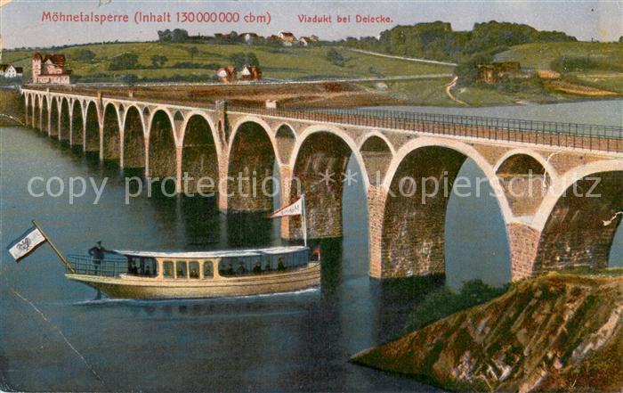 Koerbecke Moehnesee Moehnetalsperre Viadukt