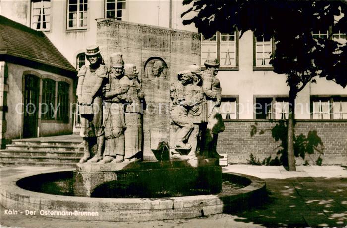 Koeln Rhein Der Ostermann Brunnen