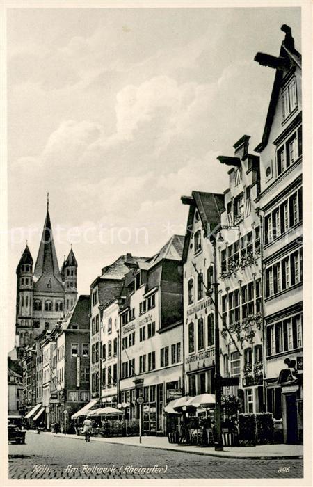 Koeln Rhein Am Bollwerk