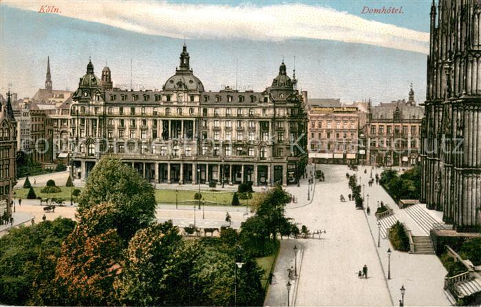 Koeln Rhein Domhotel und Dom Hof