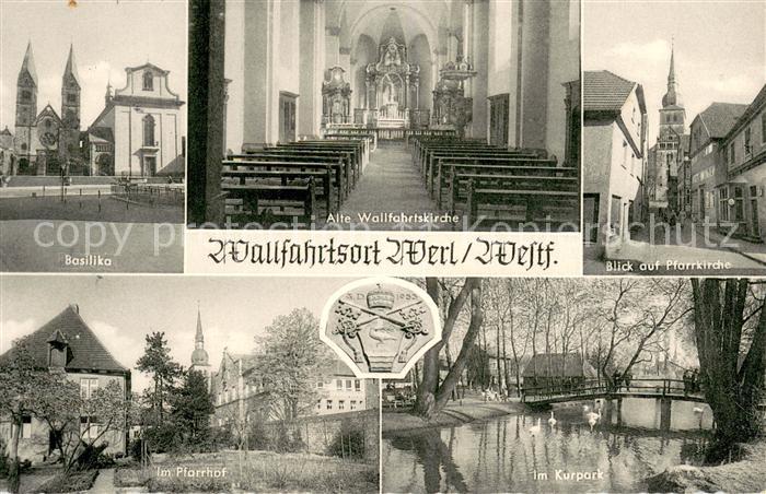 Werl Westfalen Alte Wallfahrtskirche Basilika Pfarrkirche Pfarrhof Im Kurpark