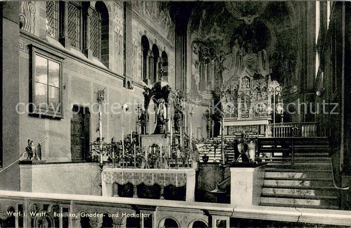 Werl Westfalen Basilika Gnaden und Hochaltar