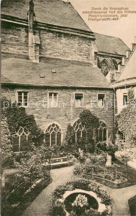 Soest DE NRW Kreuzgaenge Hof des frueheren Minoritenklosters