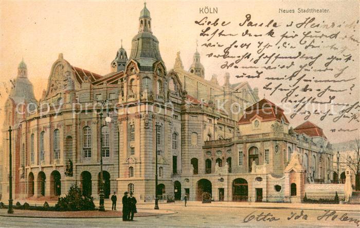 Koeln Rhein Neues Stadttheater
