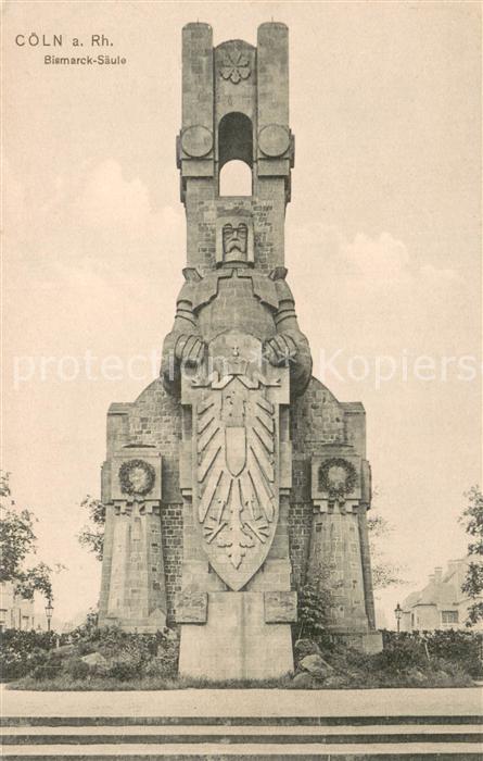 Koeln Rhein Bismarck Saeule