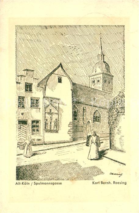 Koeln Rhein Spulmannsgasse