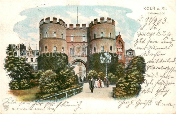 Koeln Rhein Hahnenthor