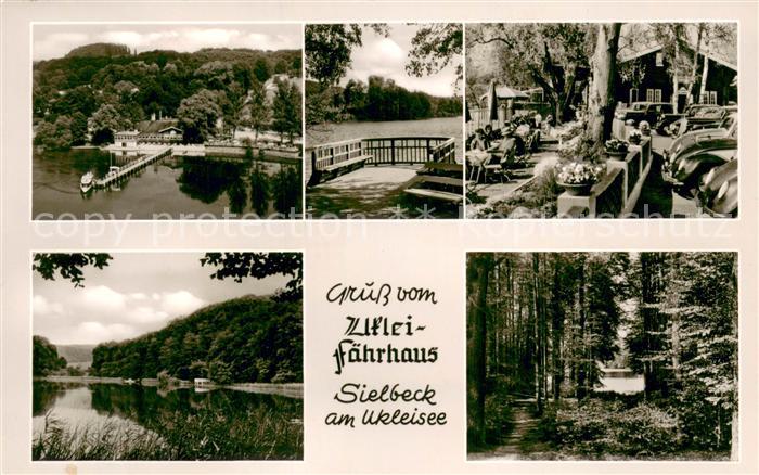 Sielbeck Holsteinische Schweiz Uklei Faehrhaus Ukleisee Panorama