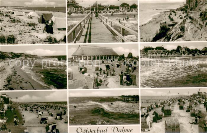 Dahme Ostseebad Holstein Strandpartien Promenade Steilkueste Strandhotel