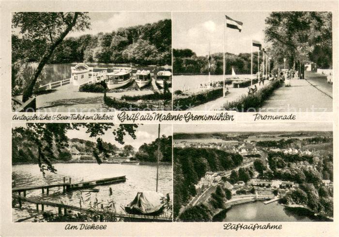 Malente-Gremsmuehlen Anlegebruecke Promenade Am Dieksee