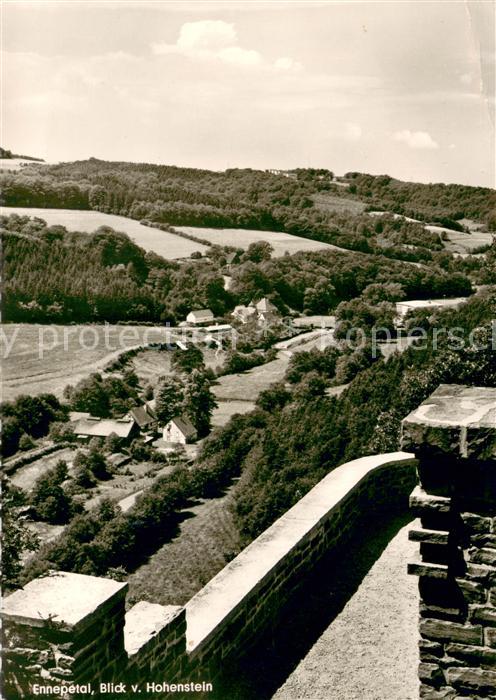 Ennepetal Blick vom Hohenstein