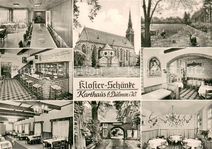 Duelmen Kloster Schaenke Karthaus Gastraeume Bar