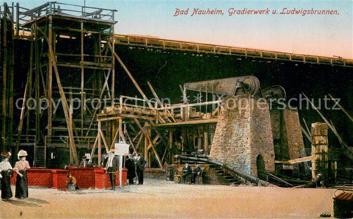 Bad Nauheim Gradierwerk und Ludwigsbrunnen