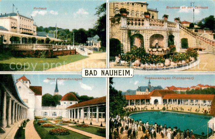 Bad Nauheim Kurhaus Brunnen Konzertanlagen Trinkkuranlagen Fruehkonzert