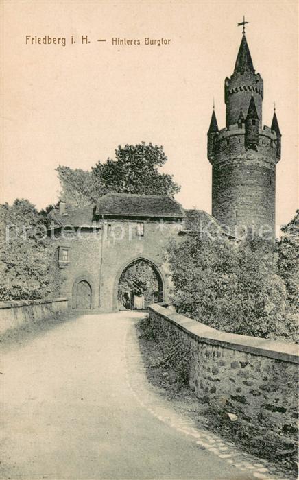 Friedberg Hessen Hinteres Burgtor