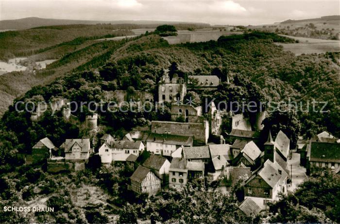 Kirn Nahe Ansicht mit Schloss Dhaun