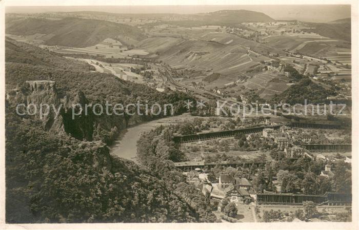 Ebernburg Blick von der Gans nach der Ebernburg Nahetal
