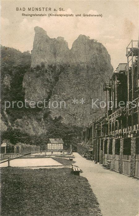 Bad Muenster Stein Ebernburg Kinderspielplatz Gradierwerk Rheingrafenstein