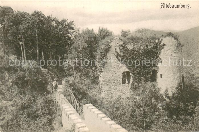 Altenbamberg Altebaumburg Ruine