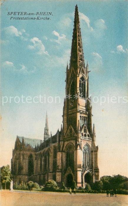 Speyer Rhein Protestantische Kirche