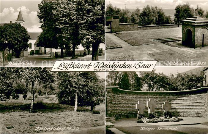 Weiskirchen Saar Marktplatz Heldenfriedhof Krieger-Ehrenmal