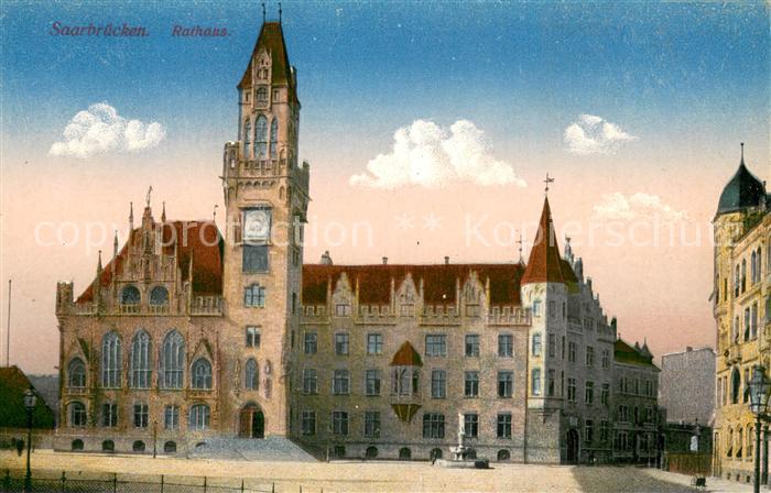 SAARBRueCKEN Saarland Rathaus