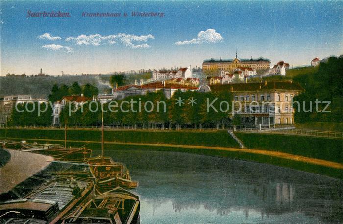 SAARBRueCKEN Saarland Krankenhaus und Winterberg