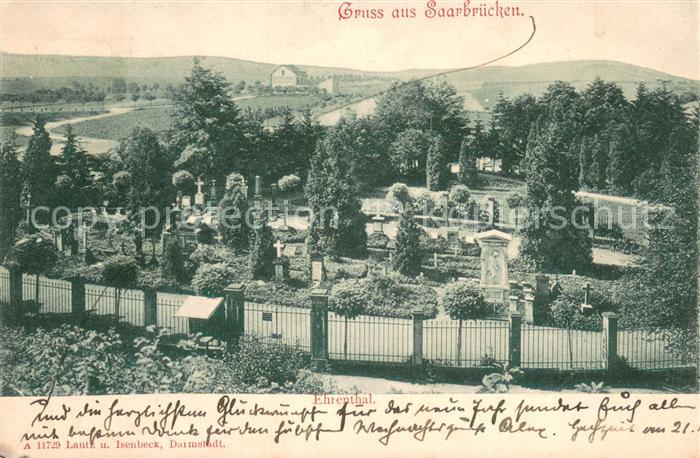 SAARBRueCKEN Saarland Ehrenthal Friedhof