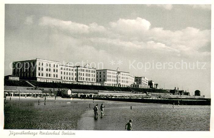 BORKUM Nordseebad Niedersachsen Jugendherberge Strand Nordseebad